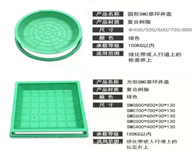丹寨树脂复合种植井盖展示